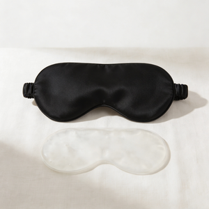Silk Eye Mask with Hot & Cold Gel Insert