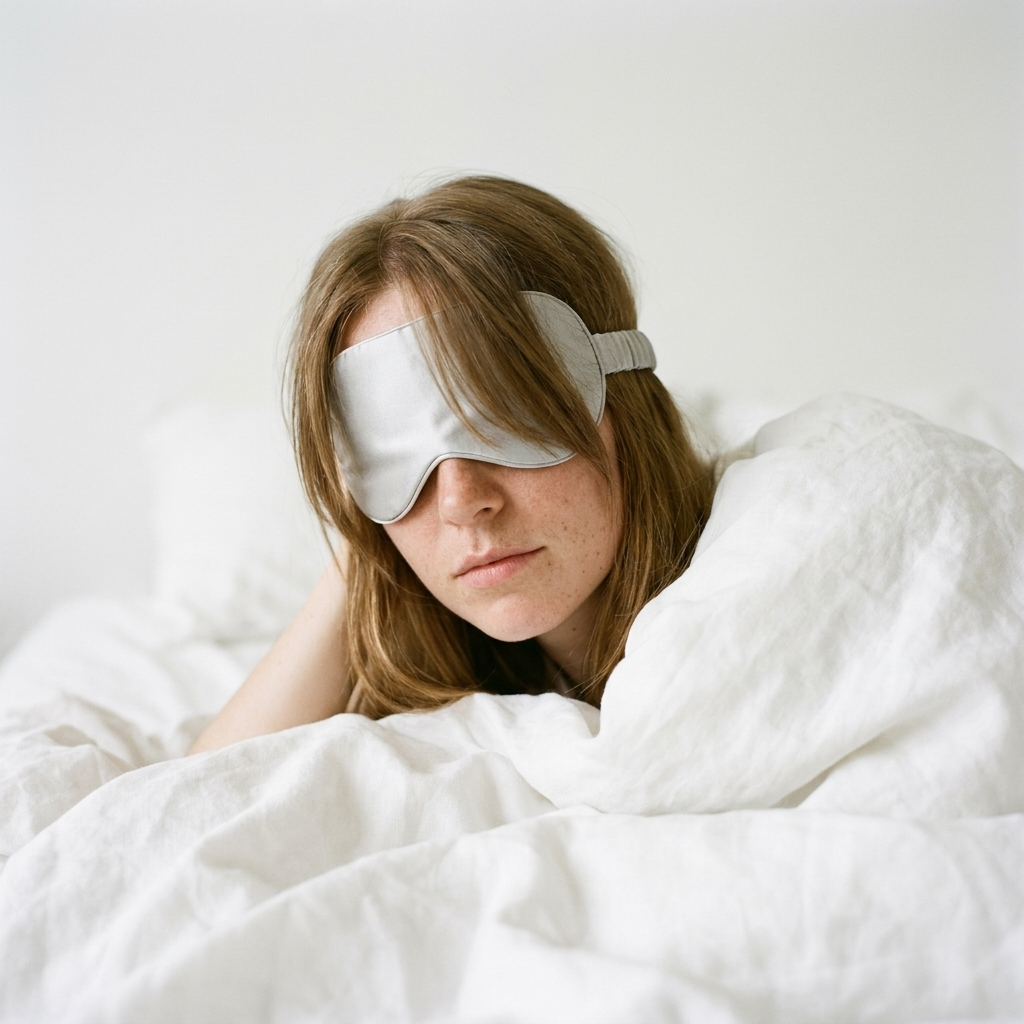 Silk Eye Mask with Hot & Cold Gel Insert