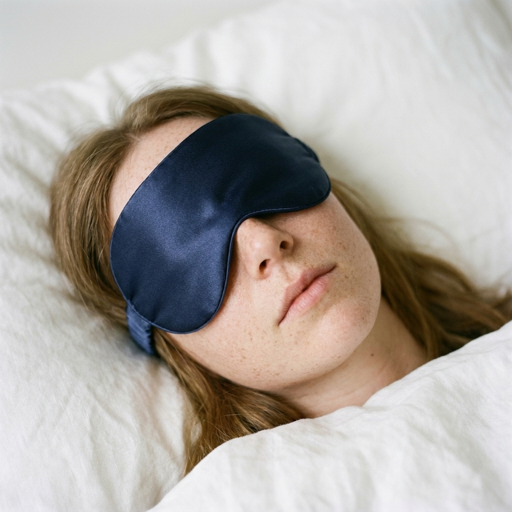 Silk Eye Mask with Hot & Cold Gel Insert